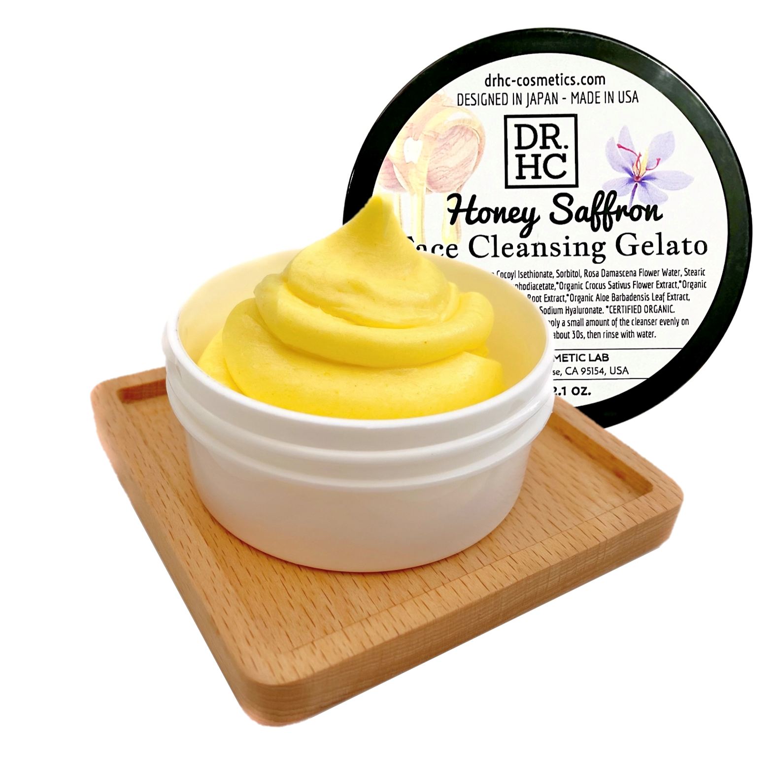 Honey Saffron Face Cleansing Gelato (60g, 2.1oz.)-0