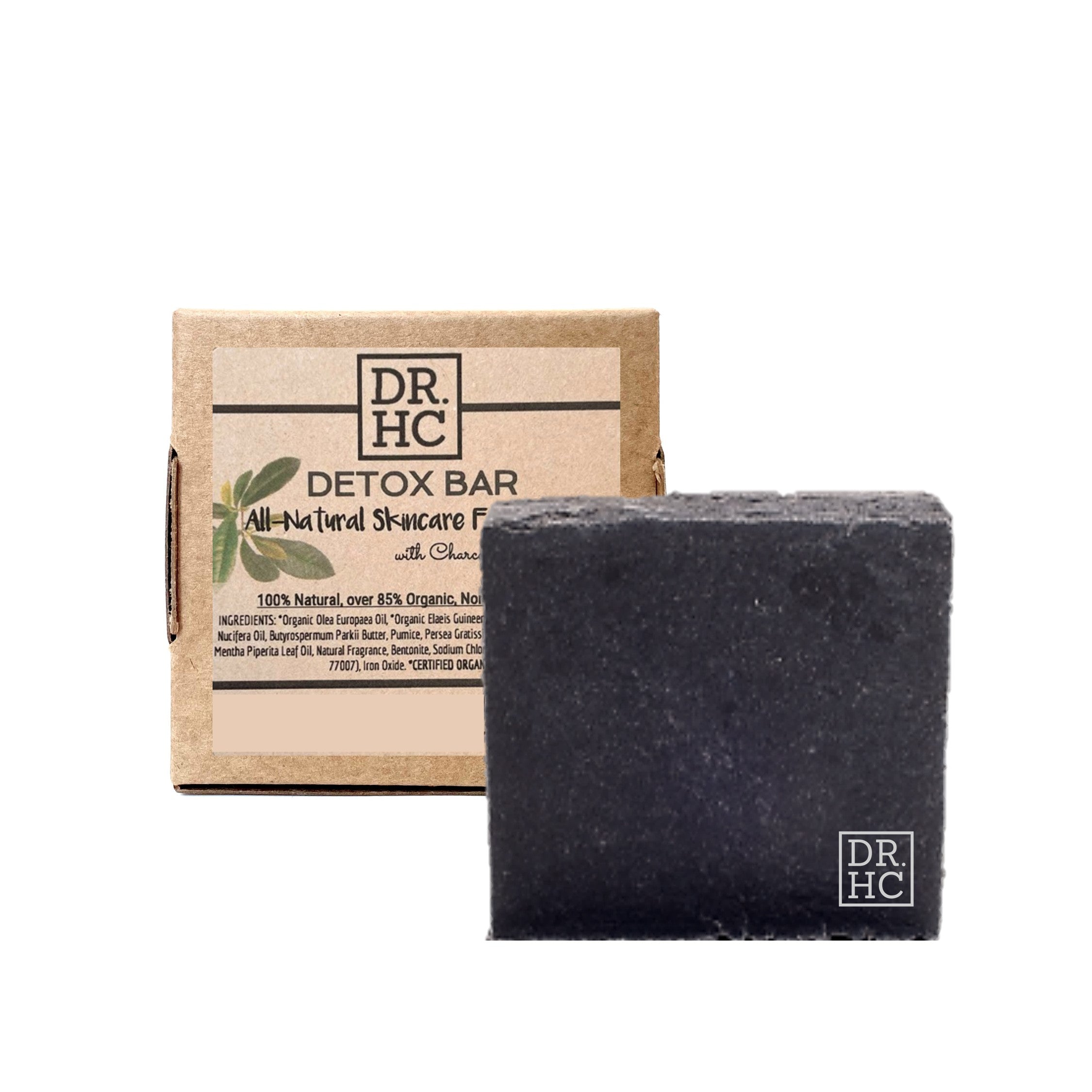 All-Natural Skincare Face Soap - Detox Bar (110g, 3.8oz.)-0