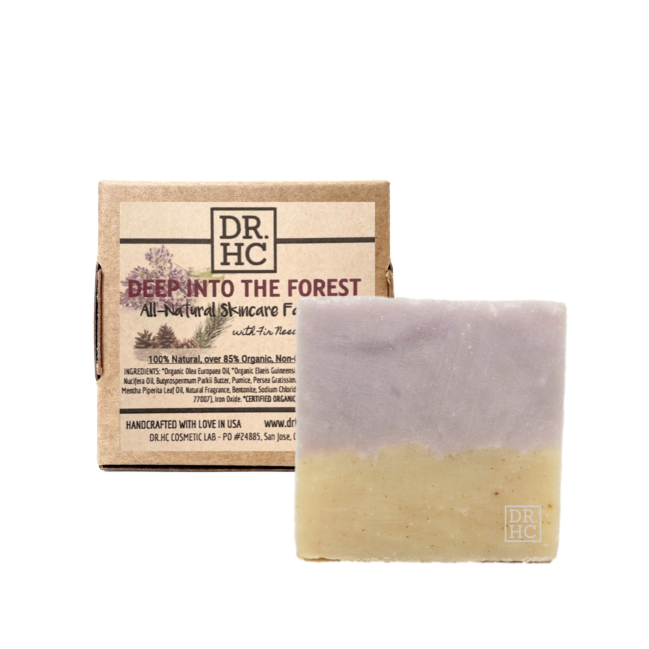 All-Natural Skincare Face Soap - Deep Into The Forest (110g, 3.8oz.)-0