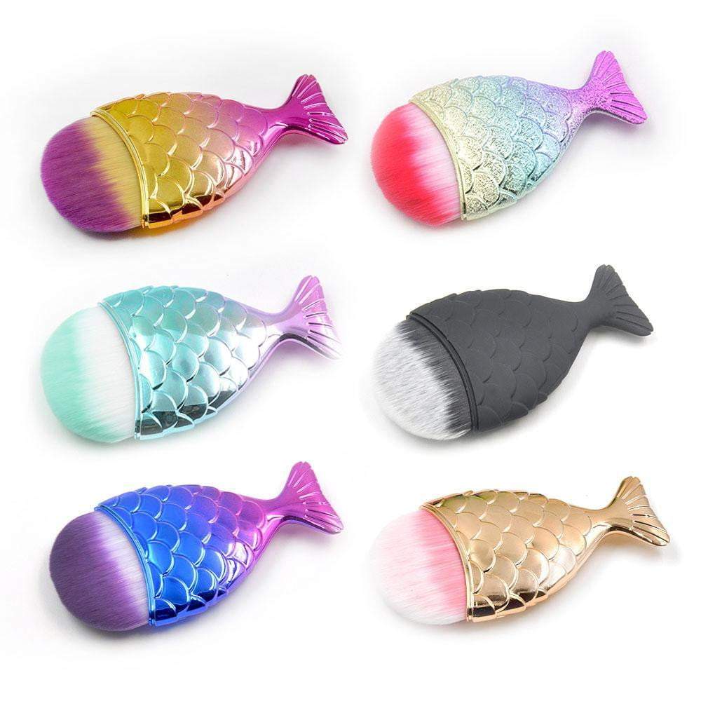 Lucky Mermaid Brush (for Powder, Blush...)-0