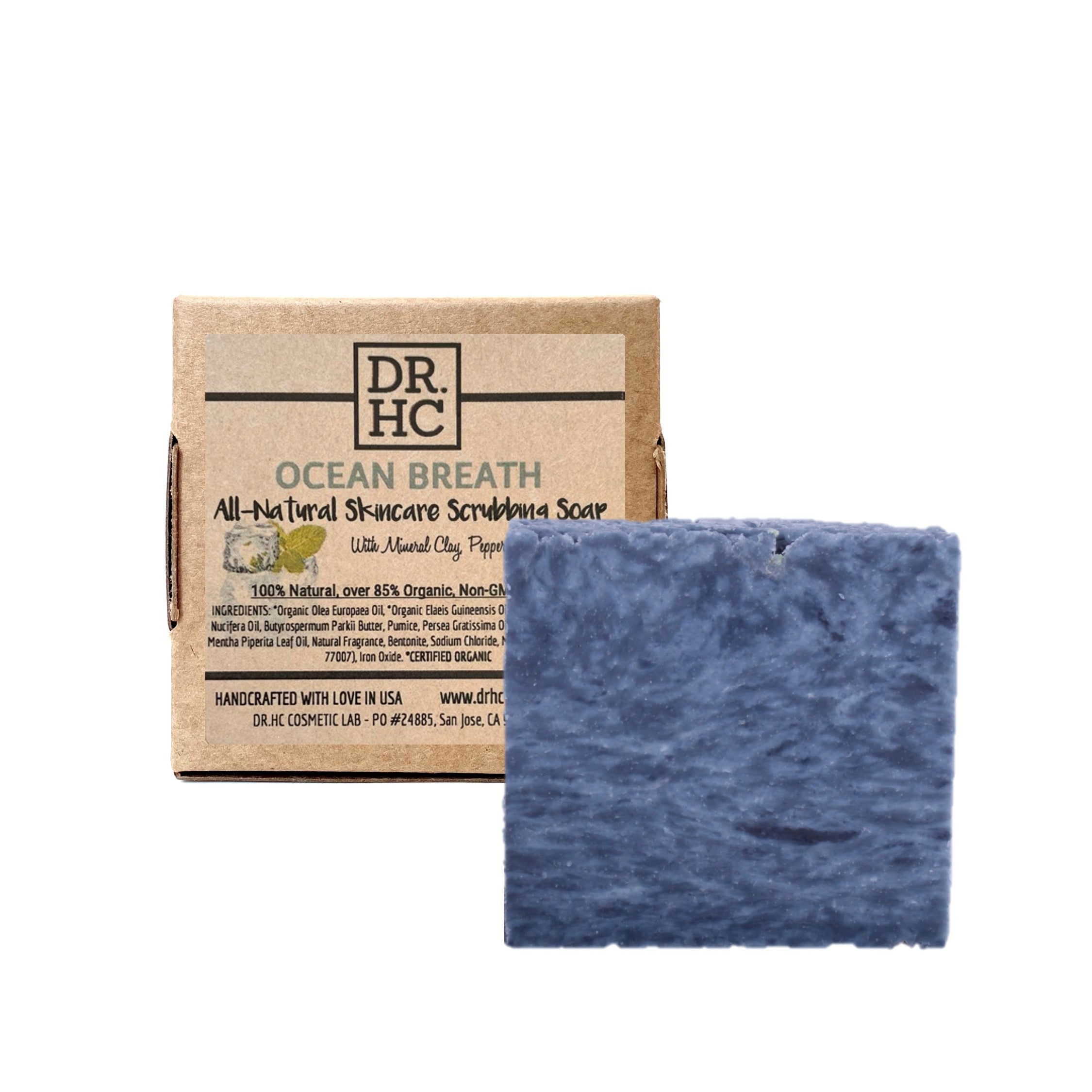 All-Natural Skincare Scrubbing Soap - Ocean Breath (110g, 3.8oz.)-0
